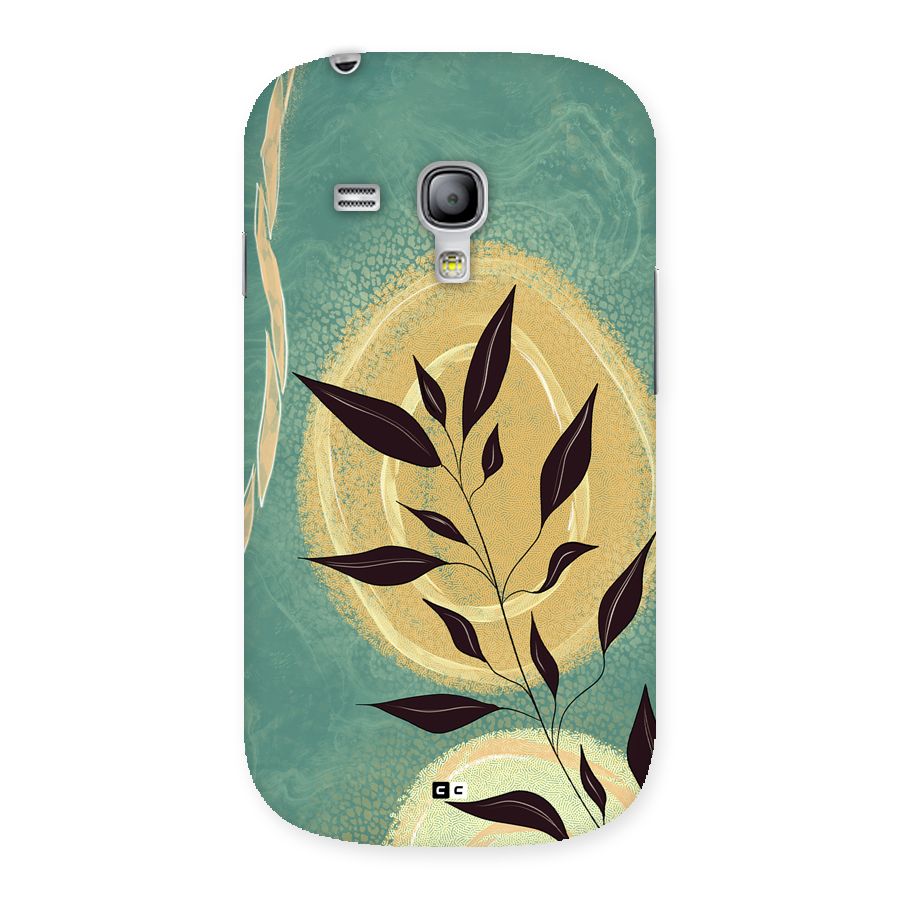 Vintage Leaf Art Back Case for Galaxy S3 Mini