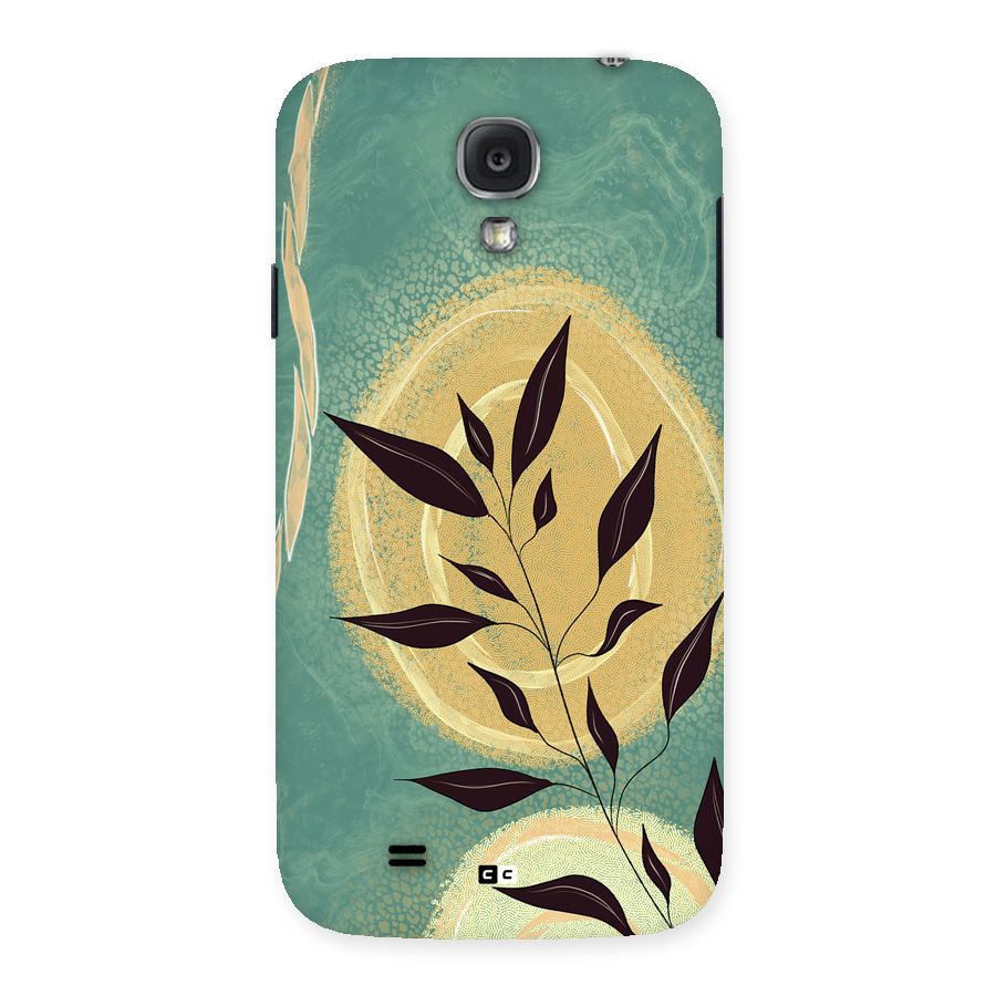 Vintage Leaf Art Back Case for Galaxy S4