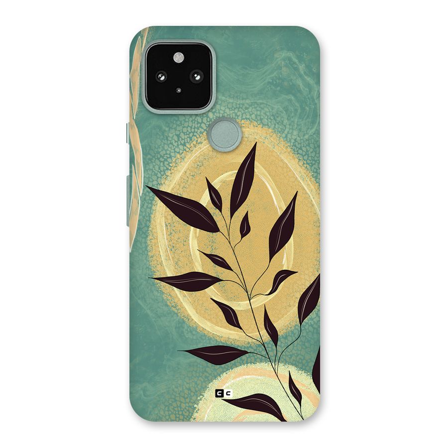 Vintage Leaf Art Back Case for Google Pixel 5