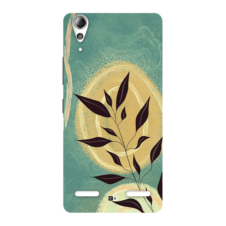 Vintage Leaf Art Back Case for Lenovo A6000 Plus