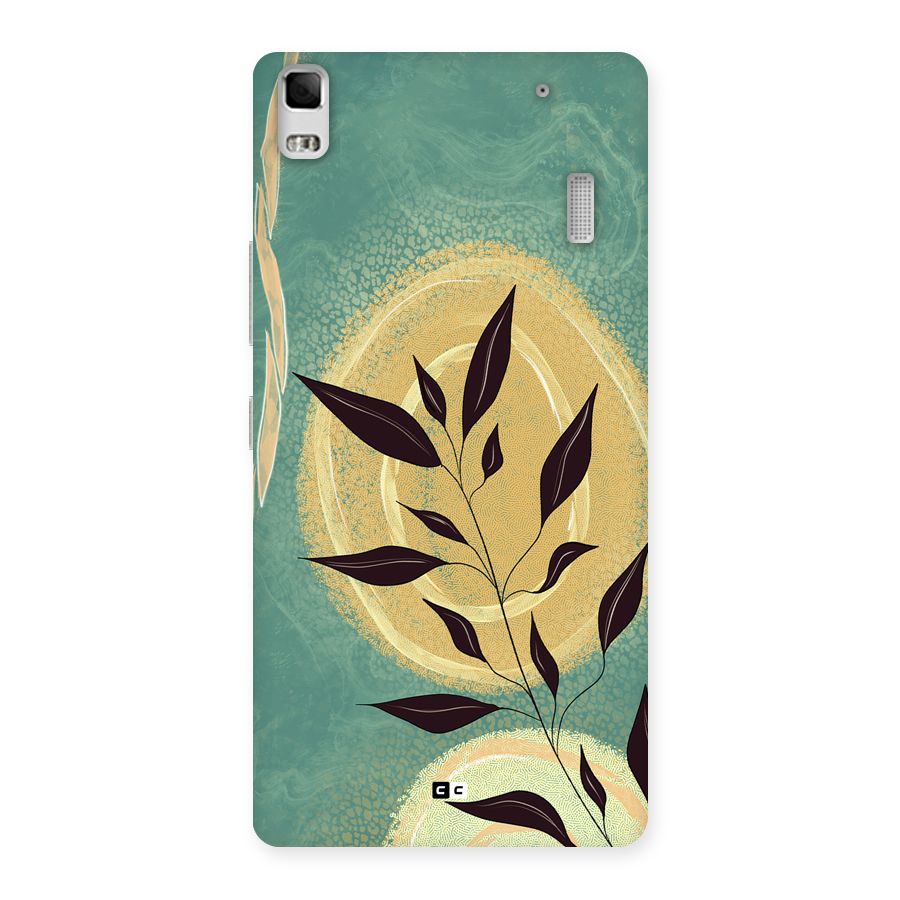 Vintage Leaf Art Back Case for Lenovo A7000