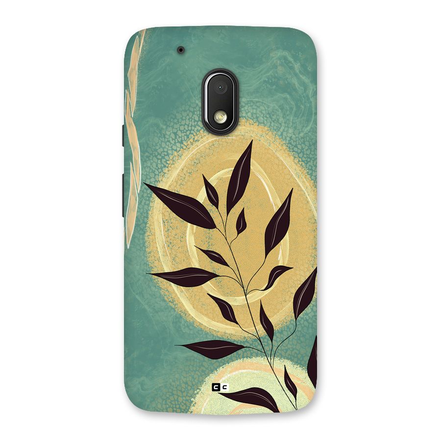 Vintage Leaf Art Back Case for Moto G4 Play