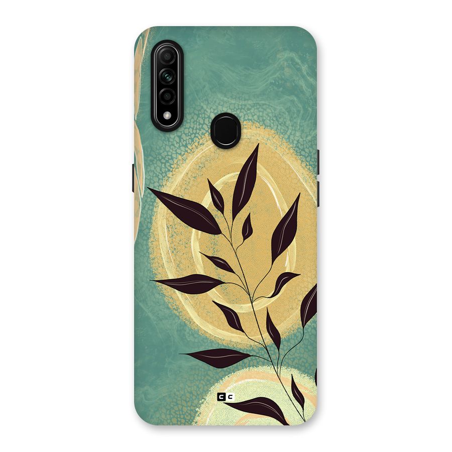 Vintage Leaf Art Back Case for Oppo A31