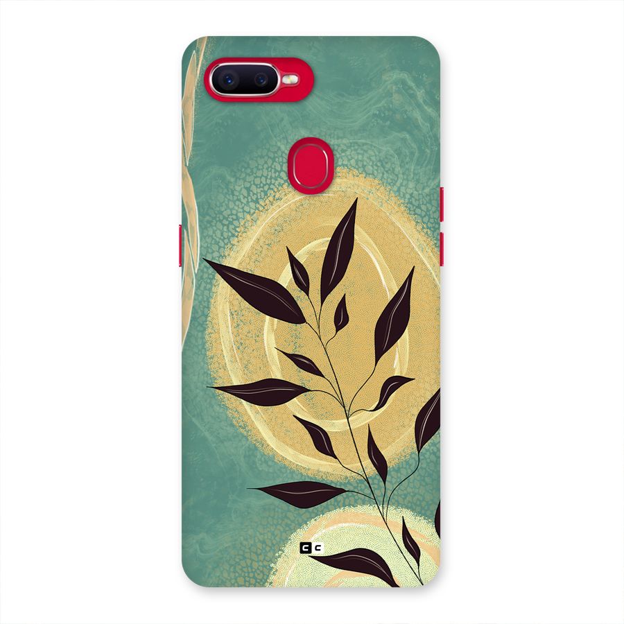 Vintage Leaf Art Back Case for Oppo F9 Pro