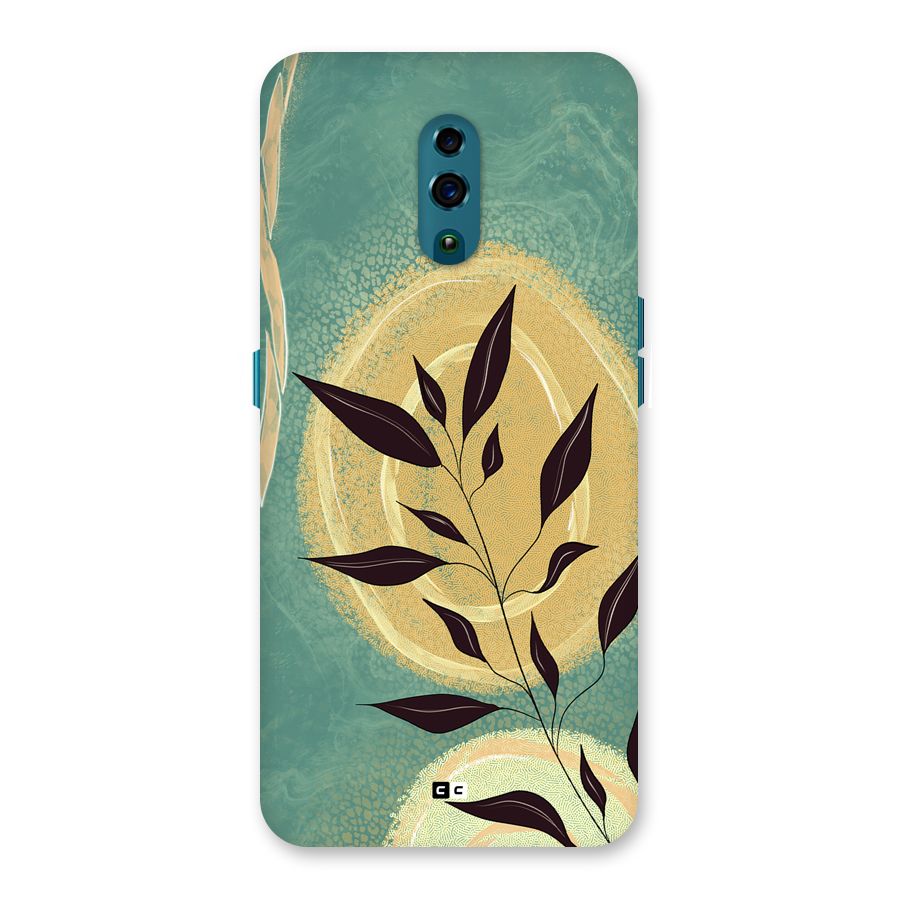 Vintage Leaf Art Back Case for Oppo Reno