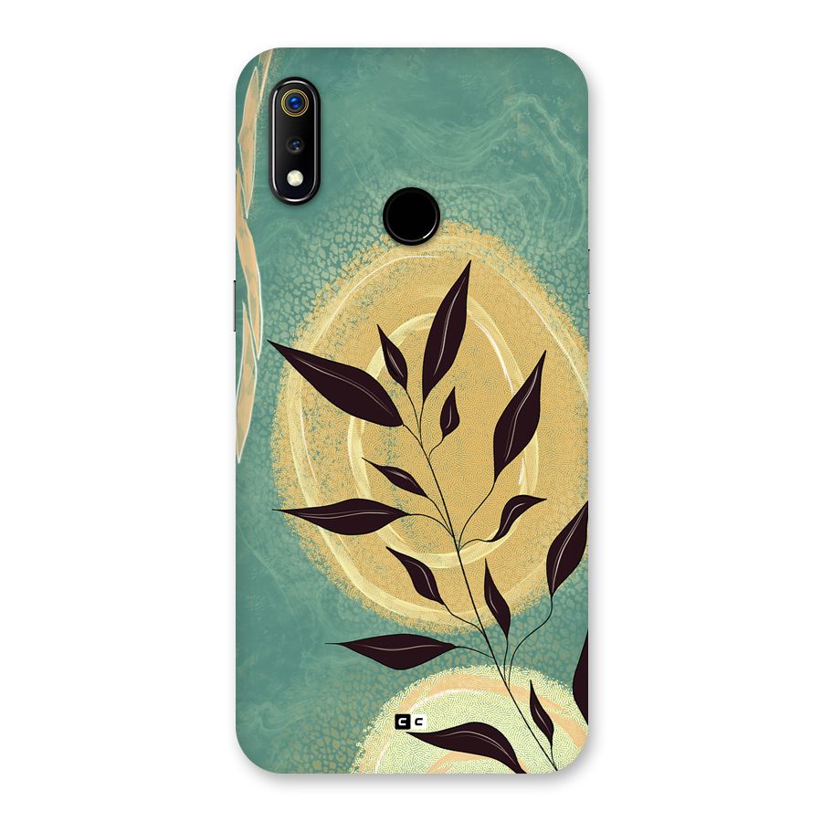 Vintage Leaf Art Back Case for Realme 3