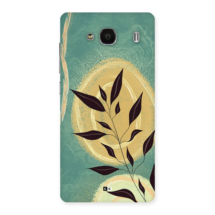 Vintage Leaf Art Back Case for Redmi 2