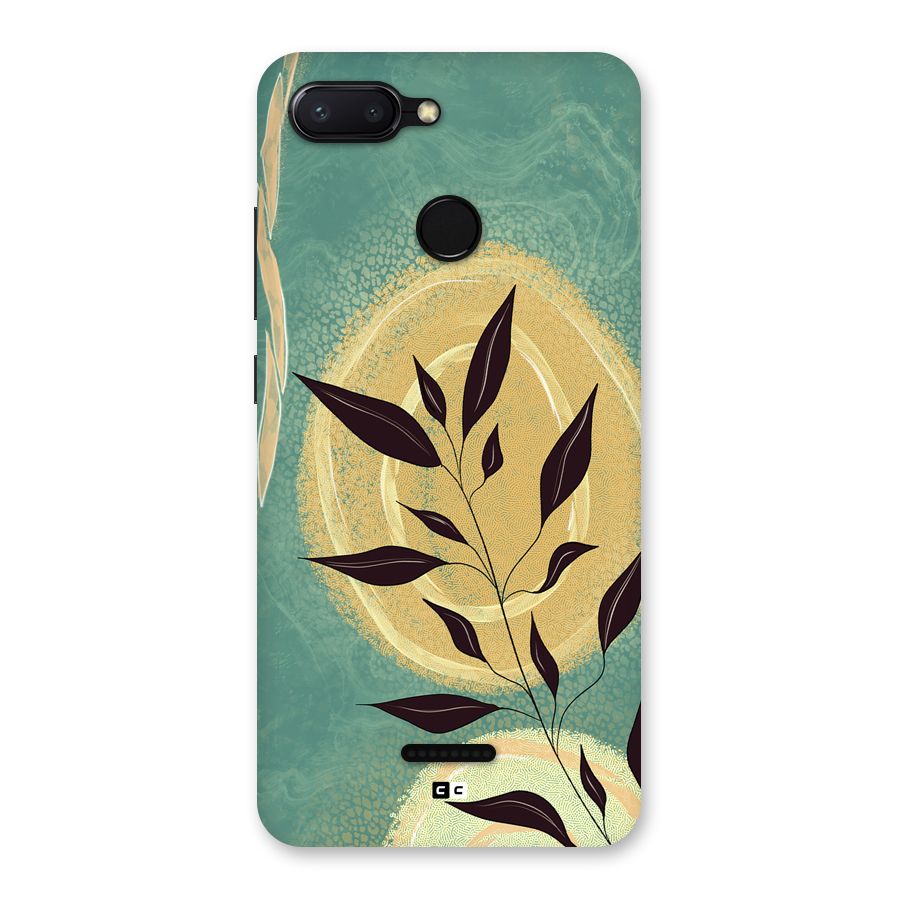 Vintage Leaf Art Back Case for Redmi 6