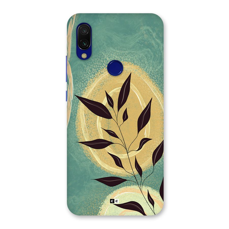 Vintage Leaf Art Back Case for Redmi 7