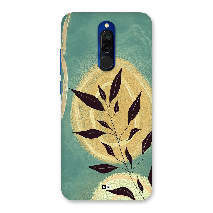 Vintage Leaf Art Back Case for Redmi 8