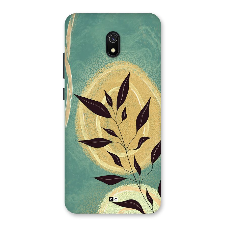 Vintage Leaf Art Back Case for Redmi 8A