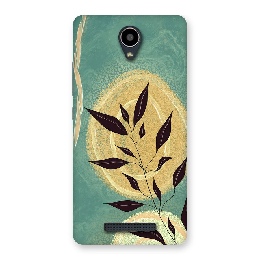 Vintage Leaf Art Back Case for Redmi Note 2