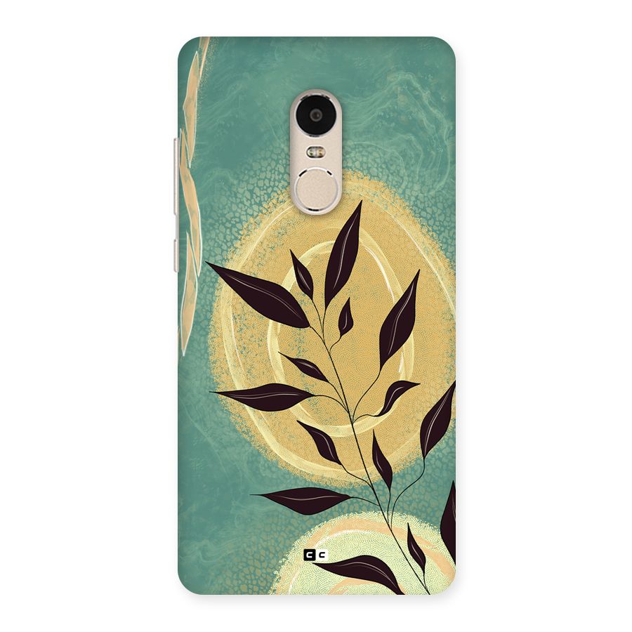 Vintage Leaf Art Back Case for Redmi Note 4