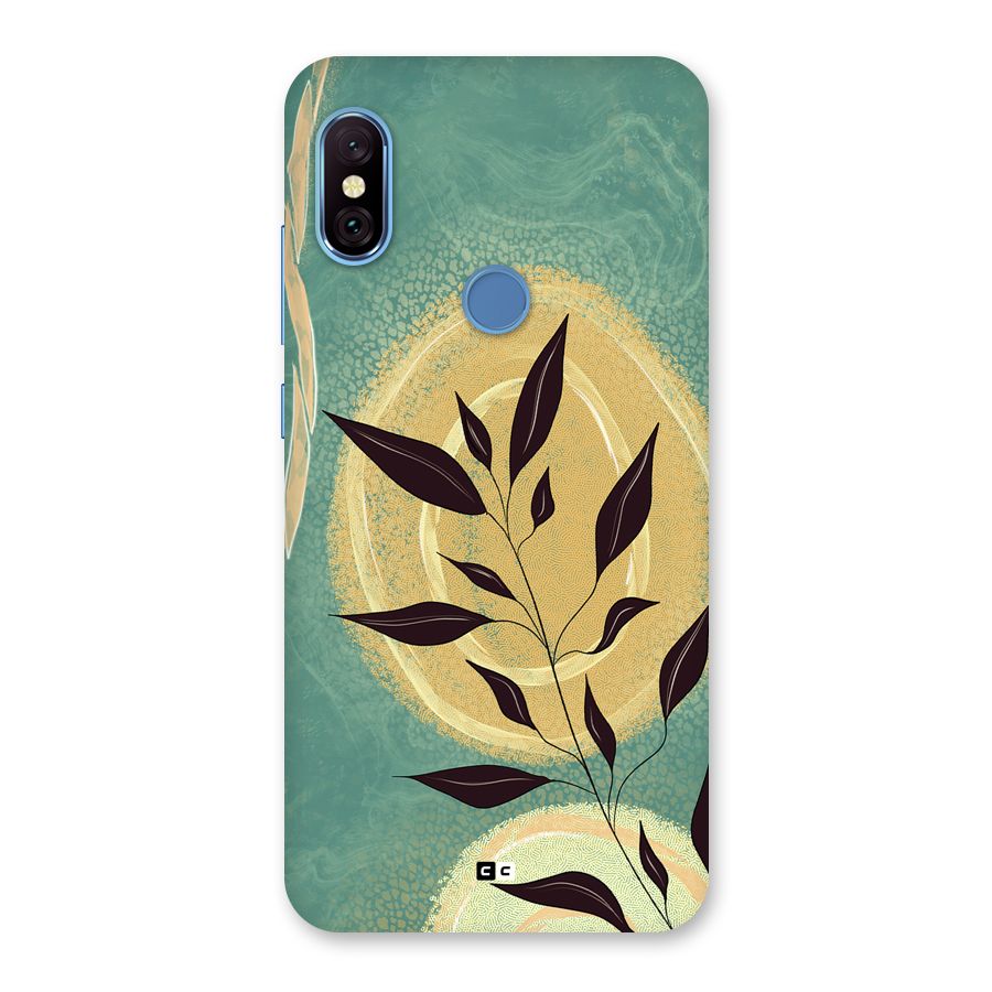 Vintage Leaf Art Back Case for Redmi Note 6 Pro