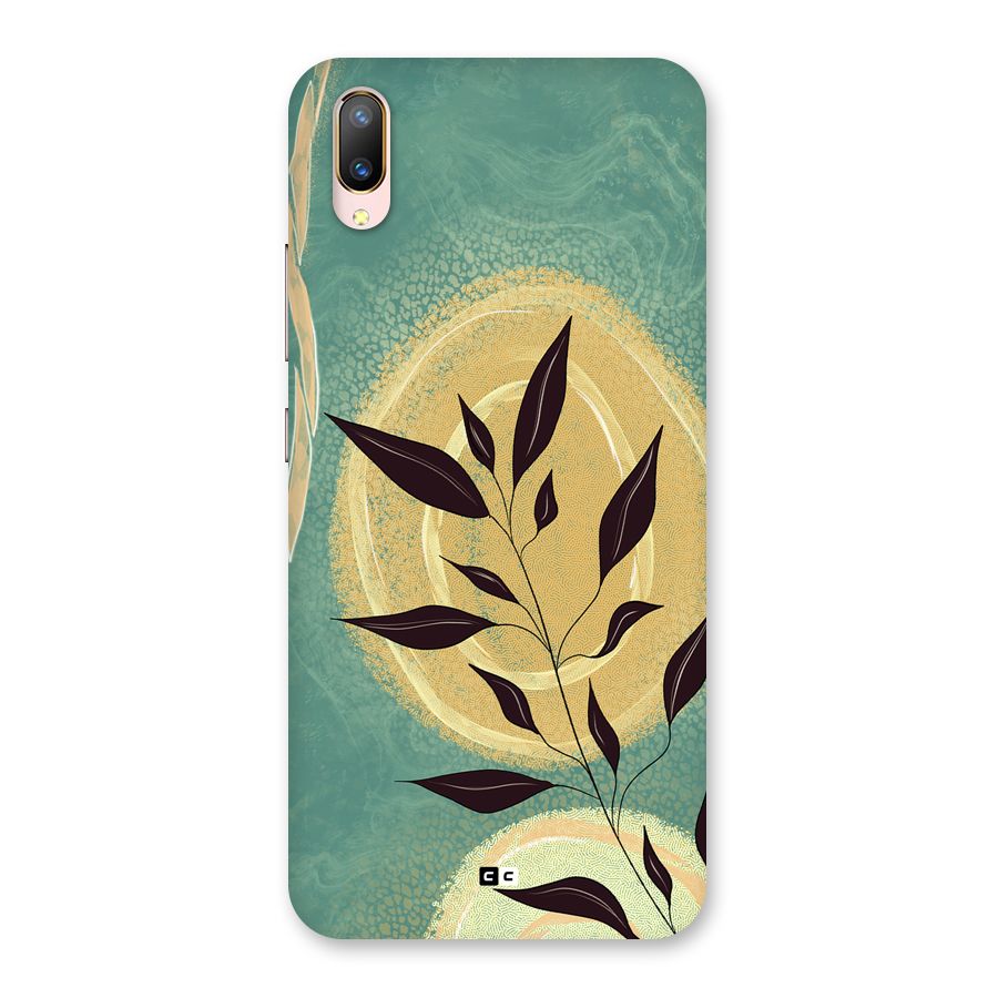 Vintage Leaf Art Back Case for Vivo V11 Pro