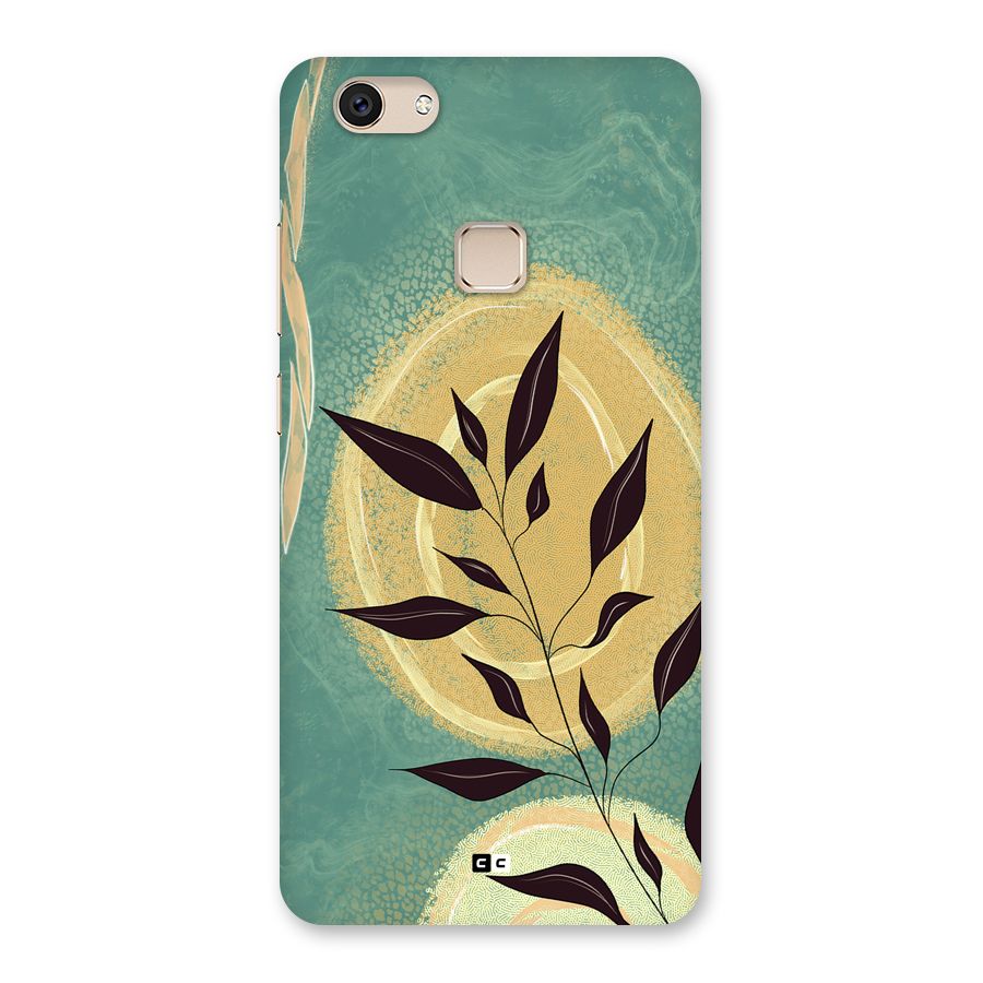 Vintage Leaf Art Back Case for Vivo V7