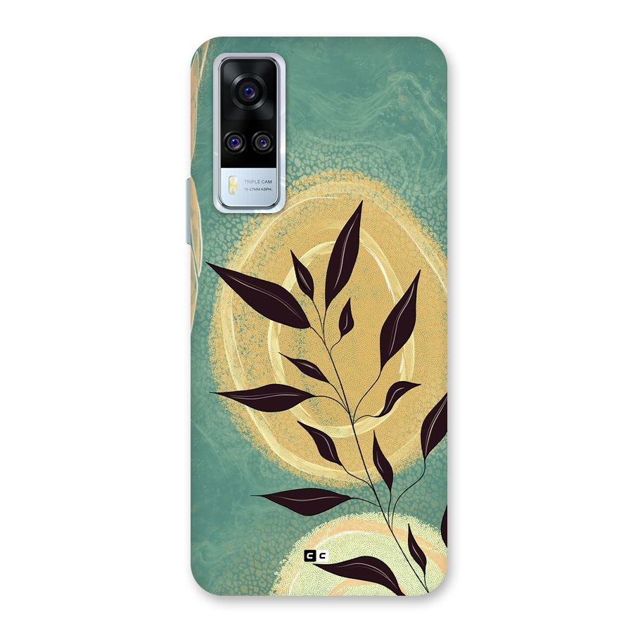 Vintage Leaf Art Back Case for Vivo Y31