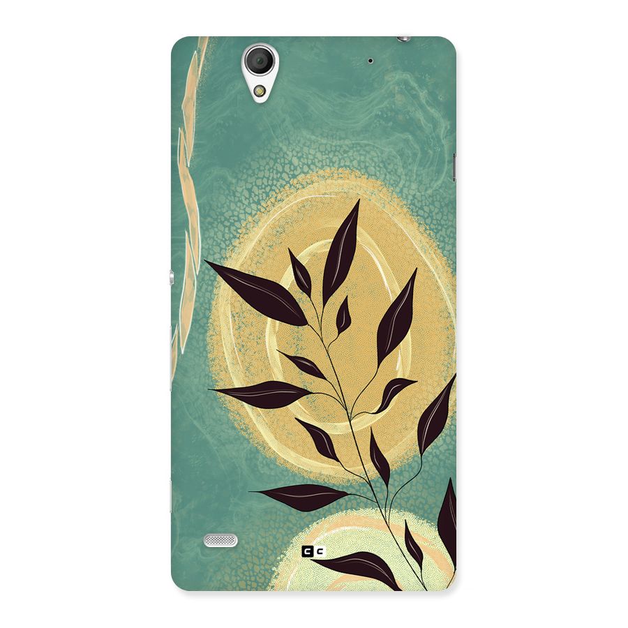 Vintage Leaf Art Back Case for Xperia C4