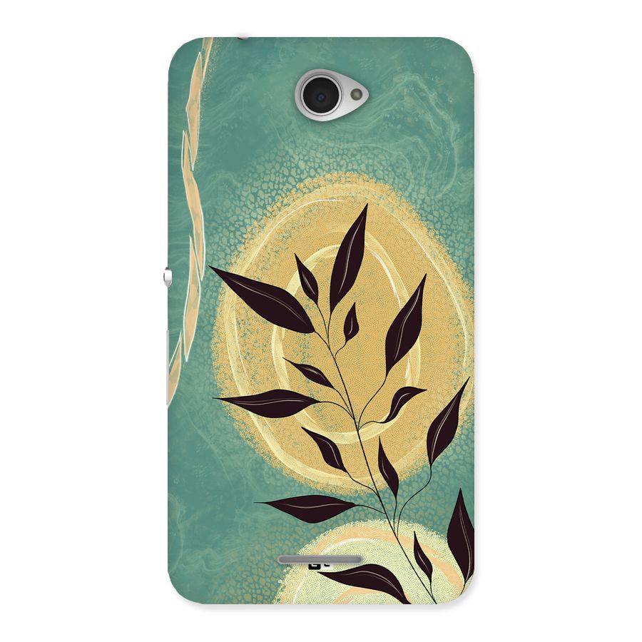 Vintage Leaf Art Back Case for Xperia E4