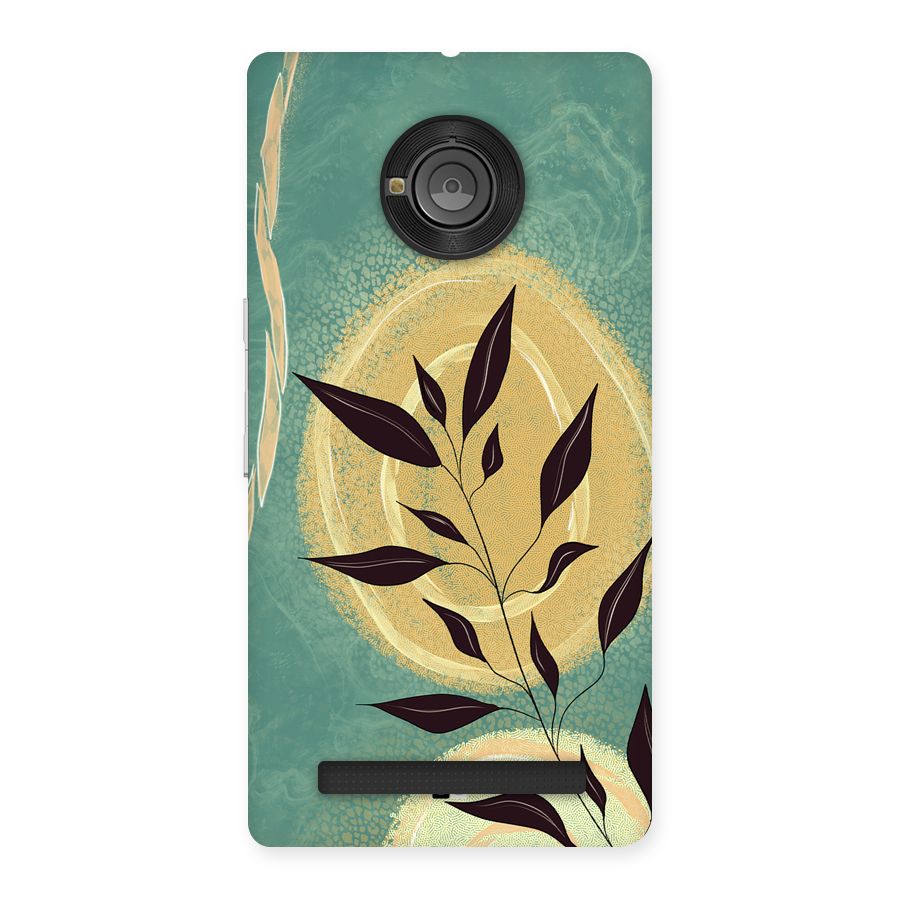 Vintage Leaf Art Back Case for Yunique