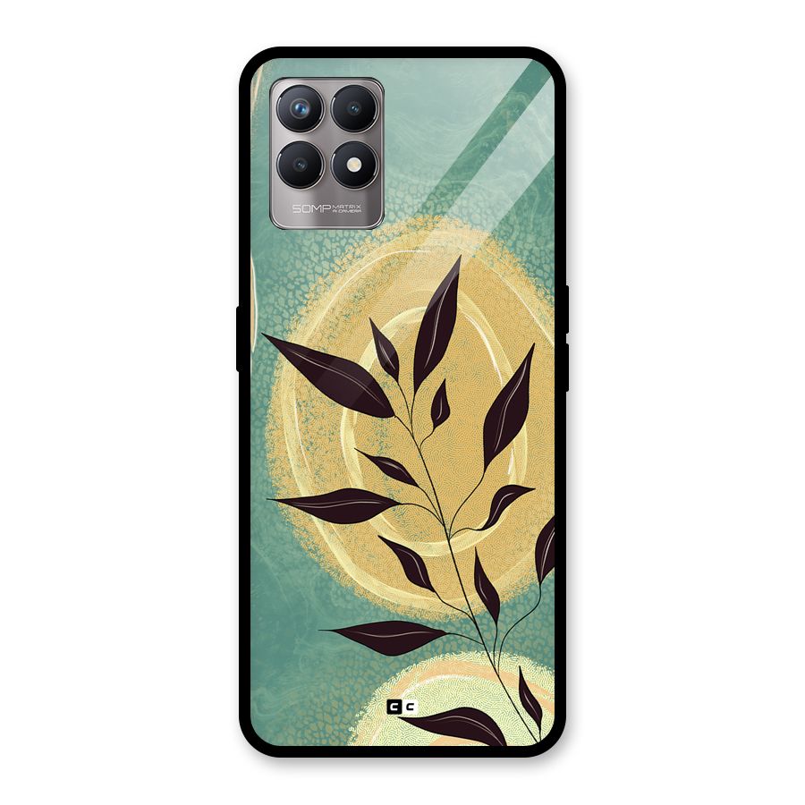 Vintage Leaf Art Glass Back Case for Realme Narzo 50