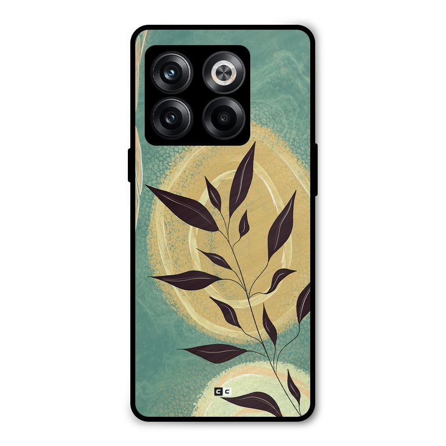 Vintage Leaf Art Metal Back Case for OnePlus 10T