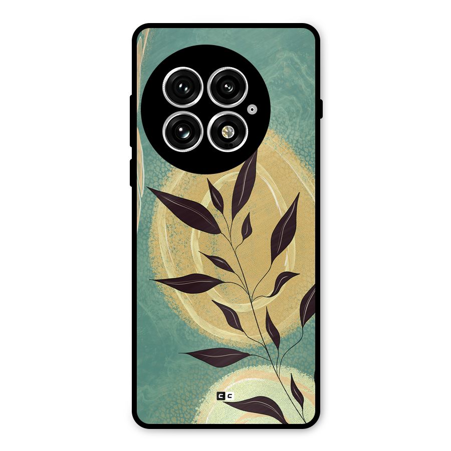Vintage Leaf Art Metal Back Case for OnePlus 13