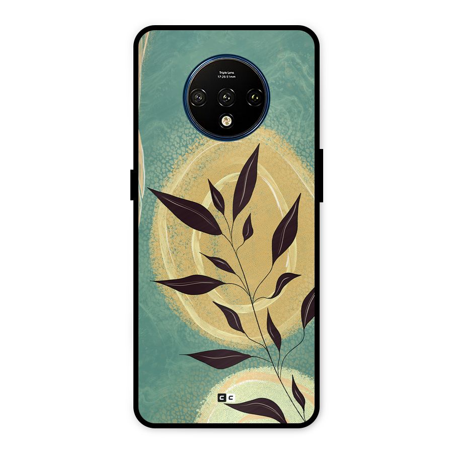 Vintage Leaf Art Metal Back Case for OnePlus 7T