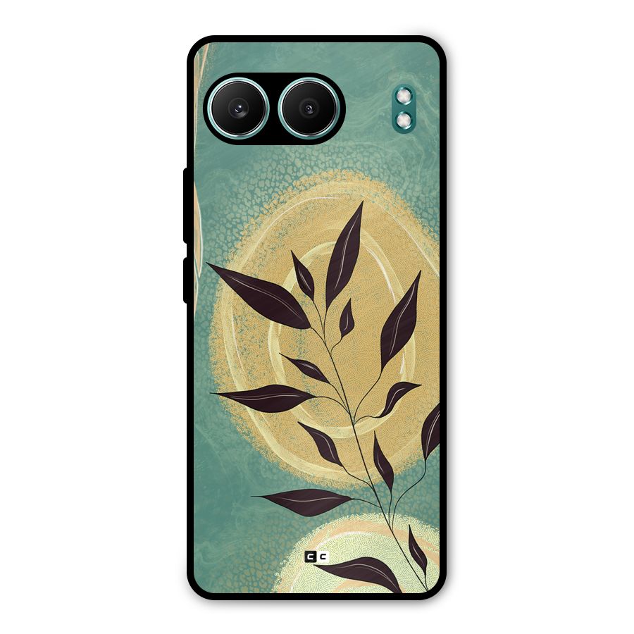 Vintage Leaf Art Metal Back Case for OnePlus Nord 4