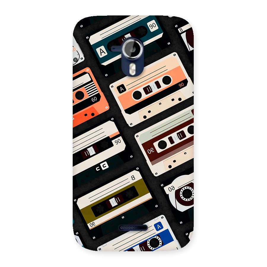 Vintage Retro Cassettes Back Case for Canvas Magnus A117