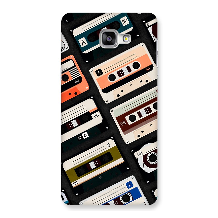 Vintage Retro Cassettes Back Case for Galaxy A9