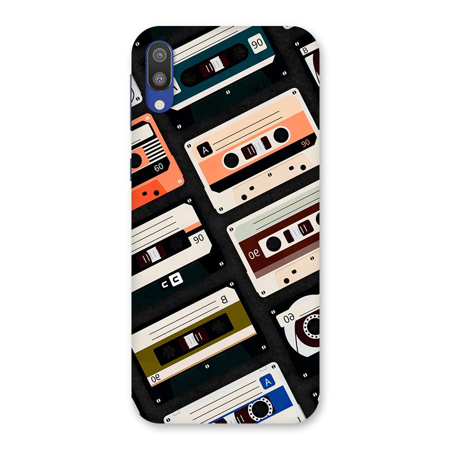 Vintage Retro Cassettes Back Case for Galaxy M10