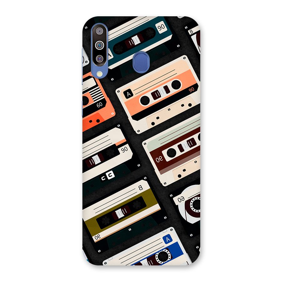 Vintage Retro Cassettes Back Case for Galaxy M30