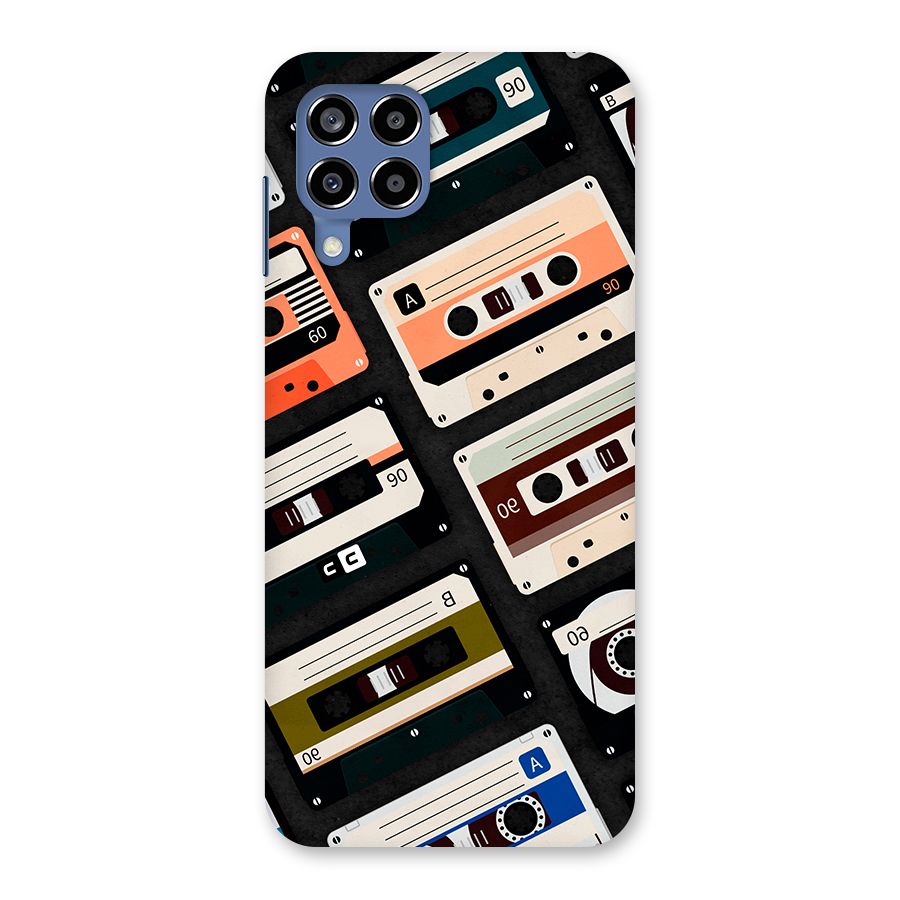 Vintage Retro Cassettes Back Case for Galaxy M53 5G