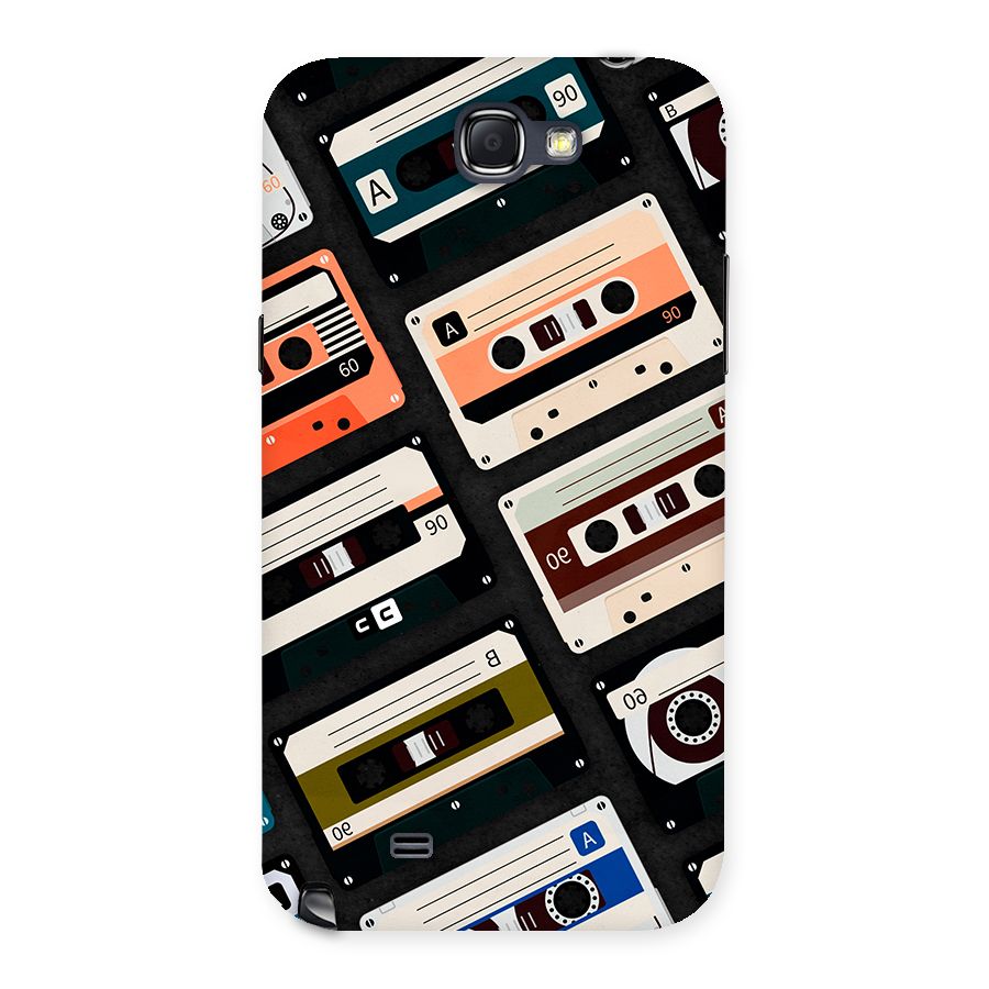 Vintage Retro Cassettes Back Case for Galaxy Note 2