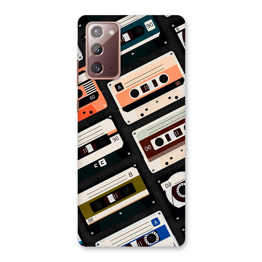 Vintage Retro Cassettes Back Case for Galaxy Note 20
