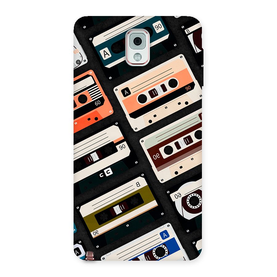 Vintage Retro Cassettes Back Case for Galaxy Note 3