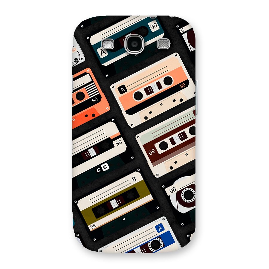 Vintage Retro Cassettes Back Case for Galaxy S3