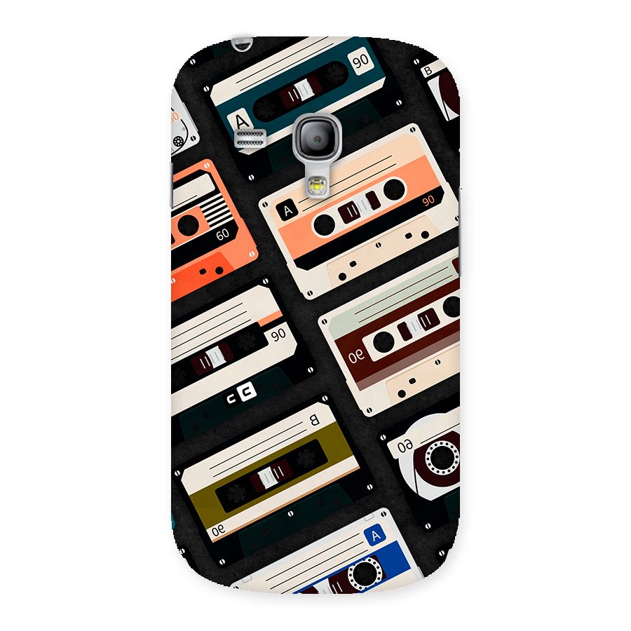 Vintage Retro Cassettes Back Case for Galaxy S3 Mini