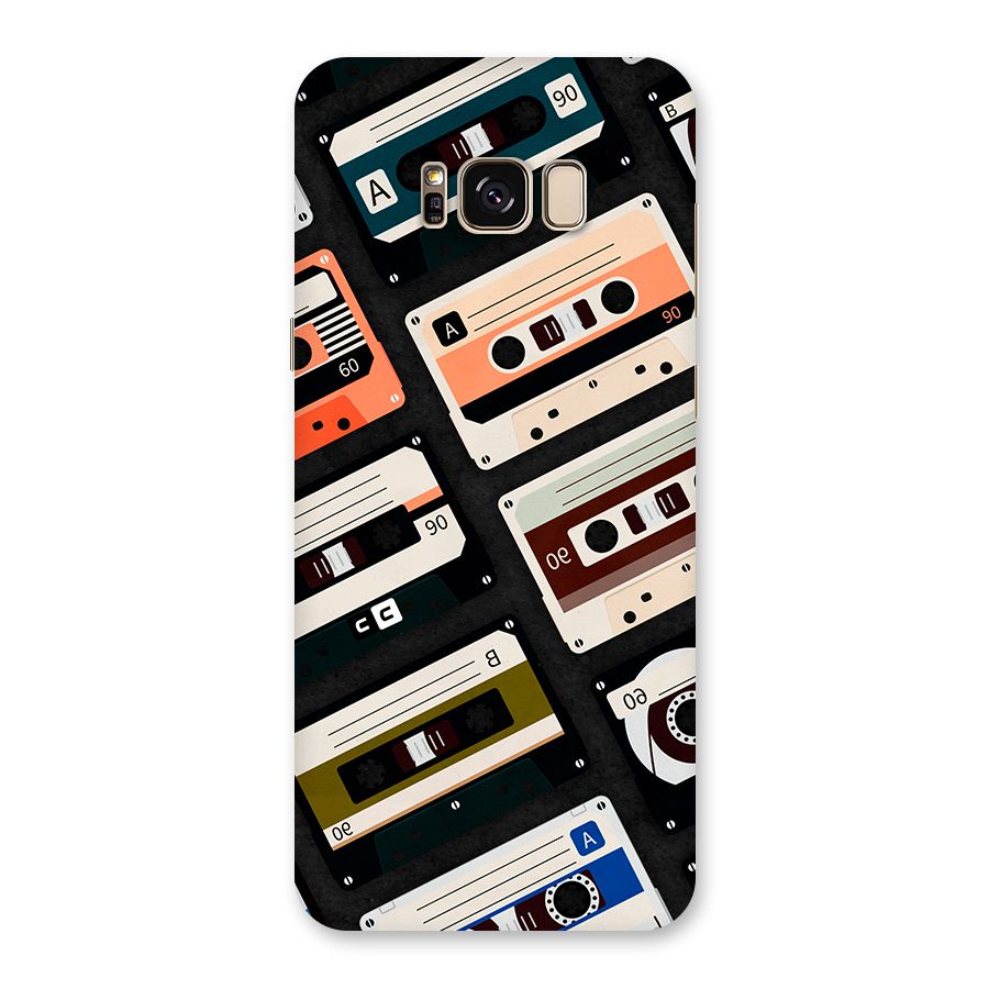 Vintage Retro Cassettes Back Case for Galaxy S8 Plus