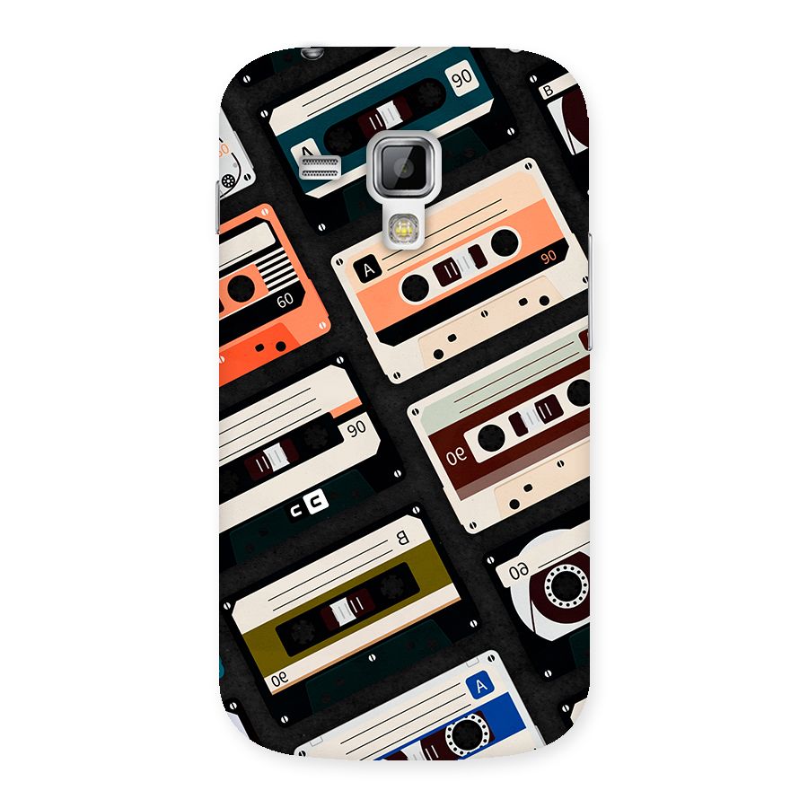 Vintage Retro Cassettes Back Case for Galaxy S Duos