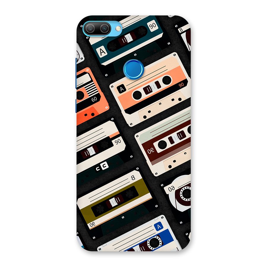 Vintage Retro Cassettes Back Case for Honor 9N