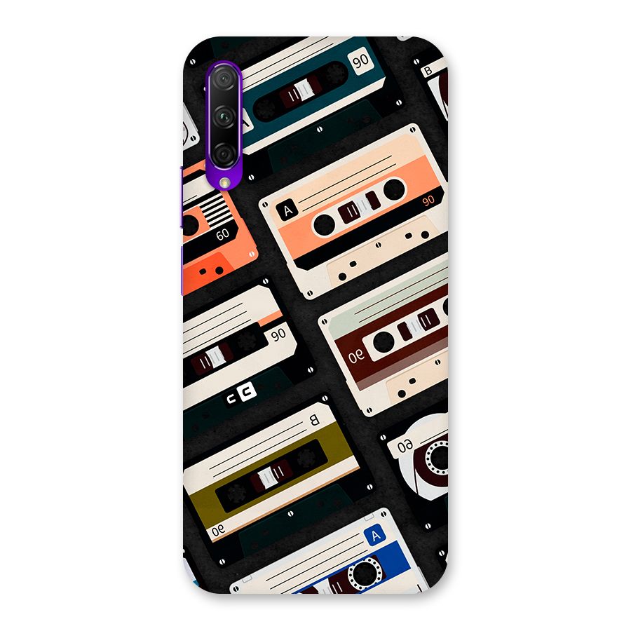 Vintage Retro Cassettes Back Case for Honor 9X Pro