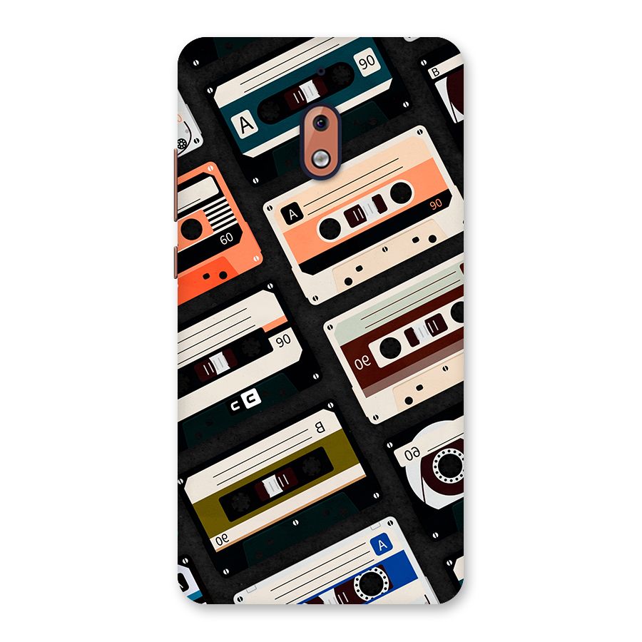 Vintage Retro Cassettes Back Case for Nokia 2.1