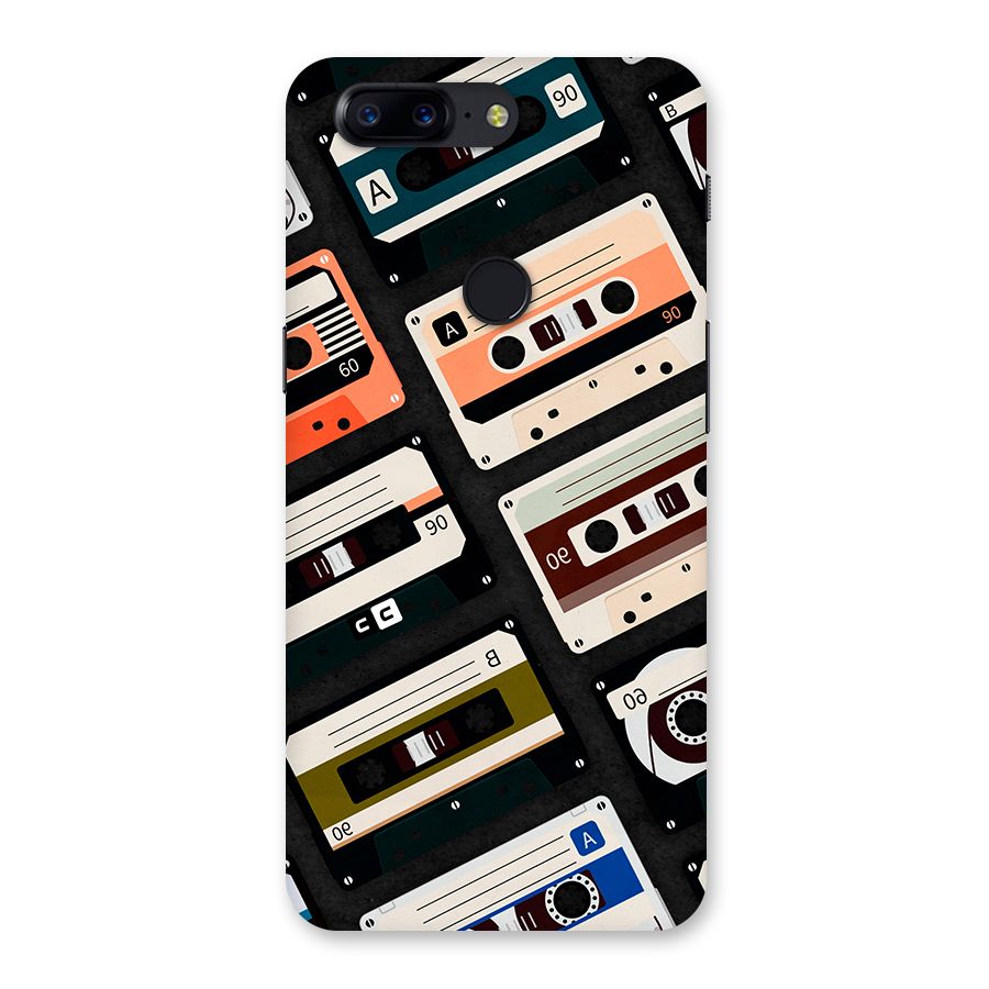 Vintage Retro Cassettes Back Case for OnePlus 5T