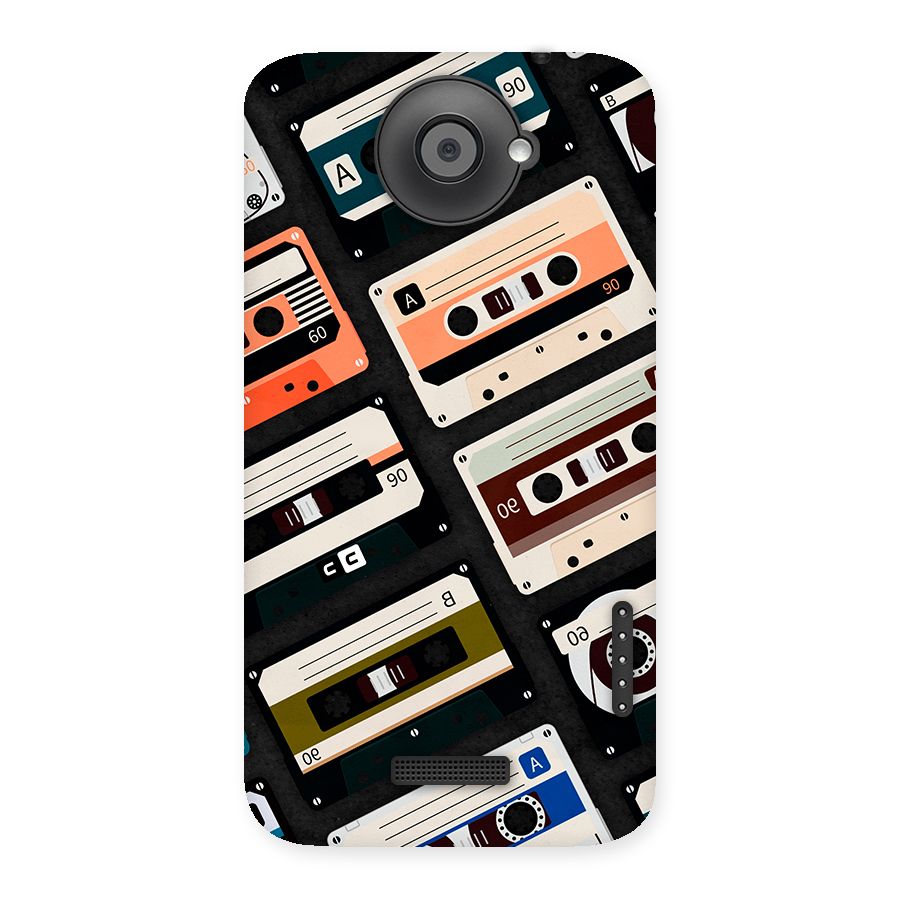 Vintage Retro Cassettes Back Case for One X