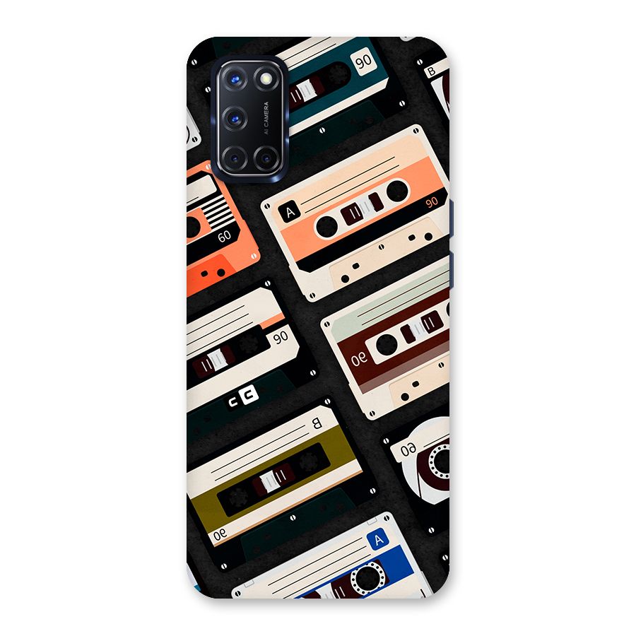 Vintage Retro Cassettes Back Case for Oppo A52