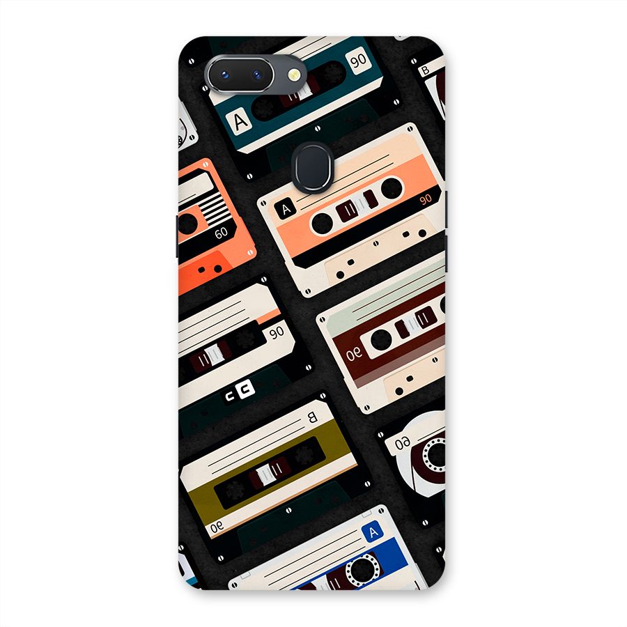 Vintage Retro Cassettes Back Case for Realme 2