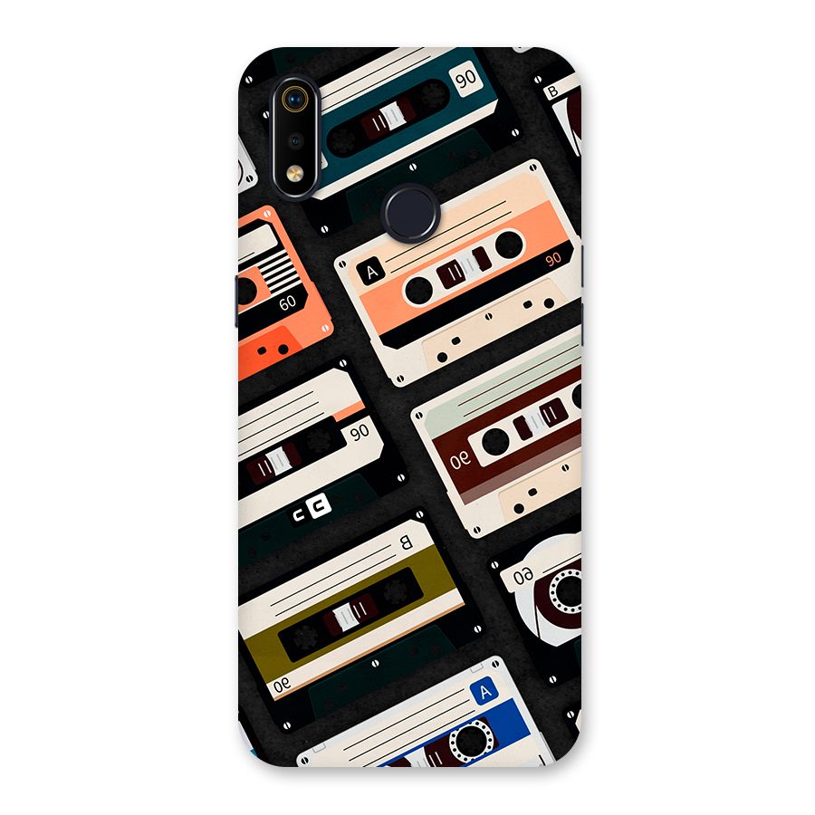 Vintage Retro Cassettes Back Case for Realme 3i