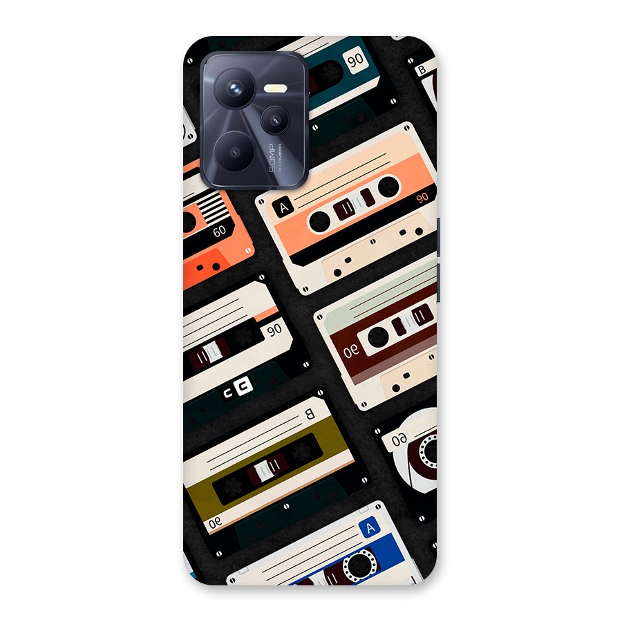 Vintage Retro Cassettes Back Case for Realme C35